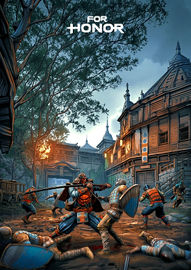 For Honor Samurai Battle