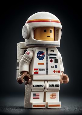 Lego Astronaut with NASA Suit