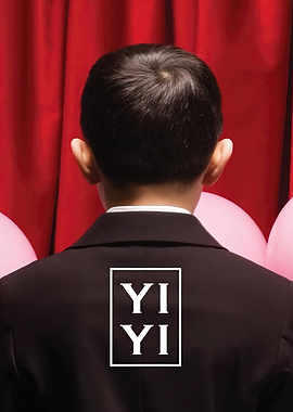 Child in Suit with 'Yi Yi' Logo