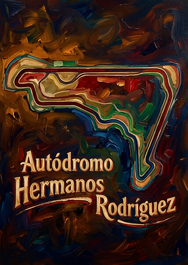 Autodromo Hermanos Rodriguez Painting