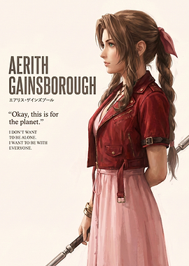 Aerith Gainsborough Portrait