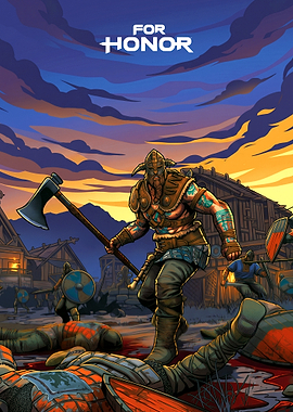 For Honor Viking Warrior Poster