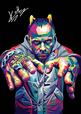 Colorful Portrait of a Man