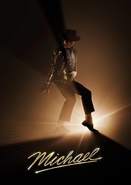 Michael Jackson Moonwalk Poster