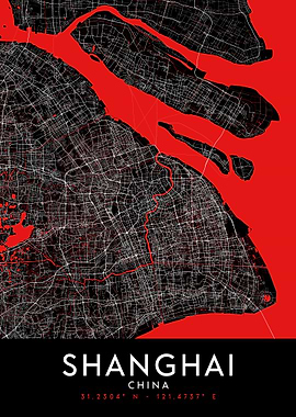 Shanghai Dark Map