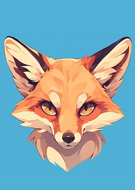 Stylized Fox Portrait