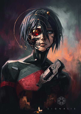 Signalis Portrait Game Art