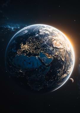 Planet Earth From Outer Space
