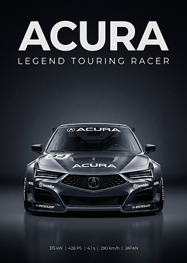 Acura Legend Touring Racer Car