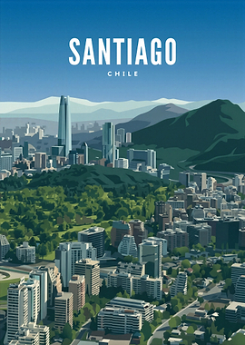 Santiago Chile Cityscape