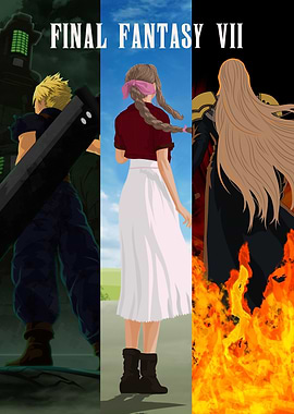 Final Fantasy VII Triptych