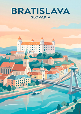 Bratislava Castle and Cityscape