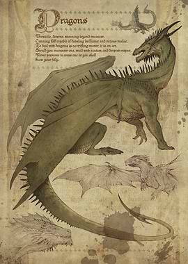 Dragons Bestiary Page