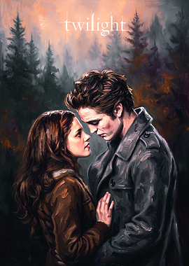 Twilight Movie Poster Painting