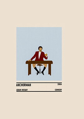 Anchorman Minimalist Poster