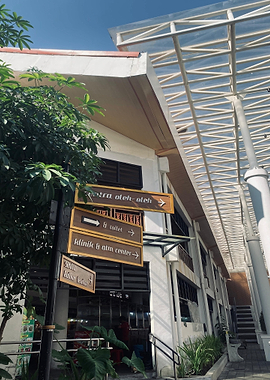 Directional Signs in a Tropical Setting