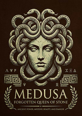 Medusa Forgotten Queen of Stone Poster