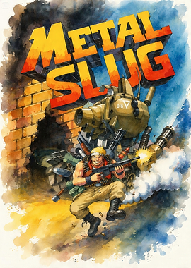 Metal Slug Game Art