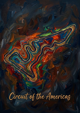 Circuit of the Americas Painting