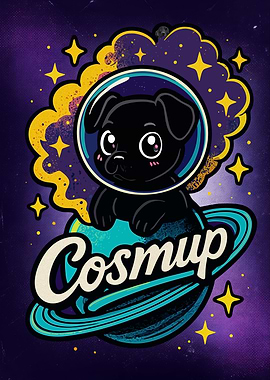 The Cosmic Astronaut Puppy