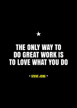 Steve Jobs Quote on Work
