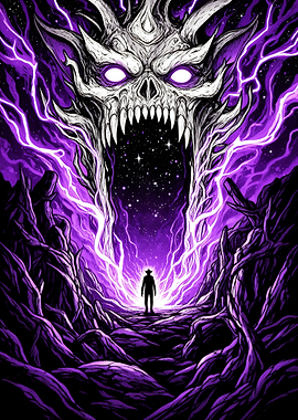 Cowboy faces cosmic horror