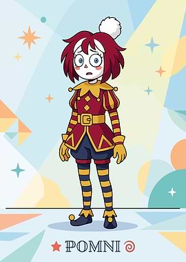 Pomni the Jester Character Art