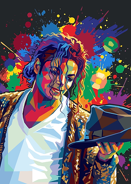 Michael Jackson Pop Art Portrait