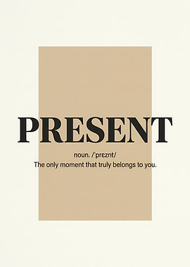Present Definition Poster