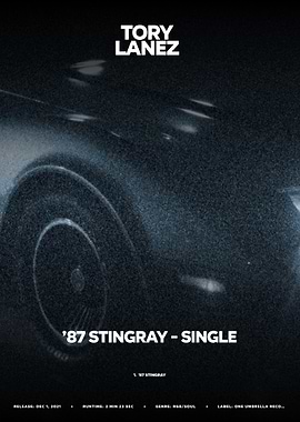 Tory Lanez '87 Stingray Single Cover