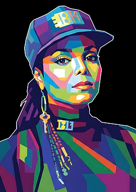 Janet Jackson WPAP Portrait
