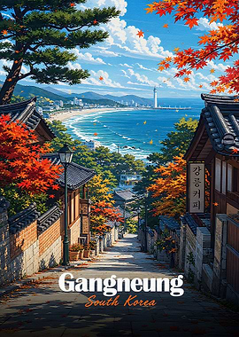 Gangneung South Korea Autumn Scene