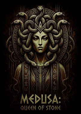 Medusa Queen of Stone Artwork