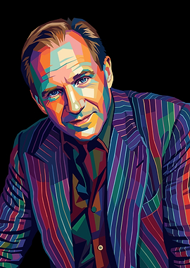 Ralph Fiennes Pop Art Portrait