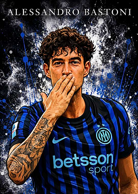 Alessandro Bastoni Blowing Kiss Celebration