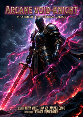 Arcane Void-Knight Poster