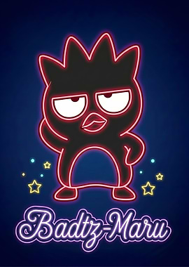 Badtz-Maru Neon Character Art