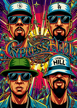 Cypress Hill Band Poster