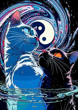 Cosmic Cats and Yin Yang