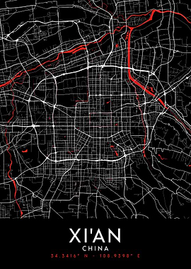 Xi'an Dark Map
