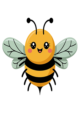 Cute Cartoon Bee