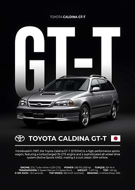 Toyota Caldina GT-T Poster