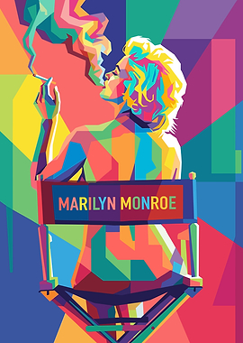 Marilyn Monroe Pop Art Portrait