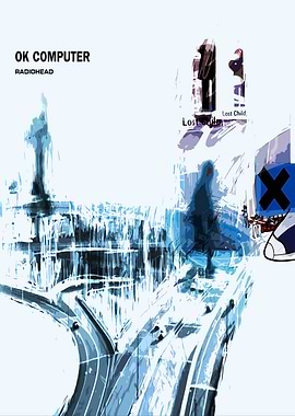 Radiohead OK Computer Album Cover
