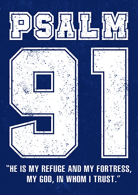 Psalm 91 Bible Verse Faith Christian Art