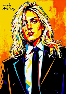 Emely Armstrong Pop Art Portrait