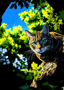 Cat in a Tree