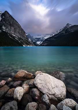Turquoise Lake and Mountains