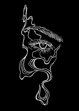 Melting Eye Illustration