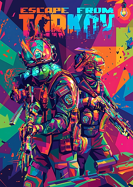 Escape From Tarkov Pop Art Poster